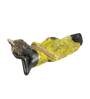Yellow Black Polyresin 14 Inches Sleeping Buddha Idol Statue