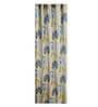 Yellow Floral Cotton 9 Ft Blackout Eyelet Door Curtain