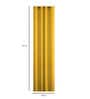 Yellow Solid Cotton 5 Ft Light Filtering Eyelet Window Curtain