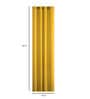 Yellow Solid Cotton 7 Ft Light Filtering Eyelet Door Curtain