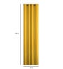Yellow Cotton Solid 9ft Light Filtering Eyelet 1 Pc Door Curtain