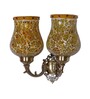 Hubert Yellow Brass Wall Sconces