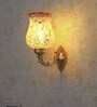 Arnie Yellow Brass Wall Sconces