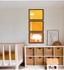 Elephant Yellow Canvas (Pack of 3) Kids Wall Art