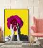Yellow Canvas Printed Pop Framed Art