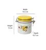 Yellow 60 ml Ceramic Storage Jar Container