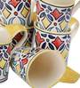 150 ML Yellow Ceramic Cups Set of 6