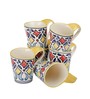 150 ML Yellow Ceramic Cups Set of 6