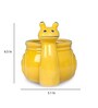 Yellow Ceramic Snail Shape Flower Pot