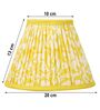 Sunshine Blossom 20cm Empire Cotton  Lampshade (Yellow)