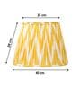 Wiggle 40cm Straight Empire Cotton  Lampshade (Yellow)