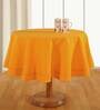 Solid (59x59) Yellow Cotton Table Cloth