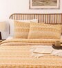Yellow Traditional Abstract 180 GSM Single Bed Dohar