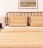 Yellow Traditional Abstract 180 GSM Single Bed Dohar