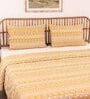 Yellow Traditional Abstract 180 GSM Single Bed Dohar