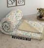 Yellow Cotton Floral 500 GSM Double Bed Comforter