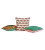 Multicolor Traditional Cotton 16 x 16 Inches Cushion Covers (Set of 3)