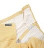 Yellow Aloevera Double Cloth Striped 300 GSM Bath Towel