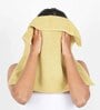Yellow Bamboo Terry Solid 550 GSM Face towels (4 Pcs)