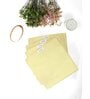 Yellow Bamboo Terry Solid 550 GSM Face towels (4 Pcs)