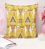Yellow Cotton Animal 16x16 inches Cushion Covers (Pack of 5)