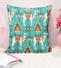 Yellow Cotton Animal 16x16 inches Cushion Covers (Pack of 5)