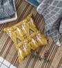 Yellow Cotton Animal 24x24 inches Cushion Covers (Pack of 2)