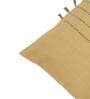 Yellow Woven Cotton Blend 16 x 16 Inches Cushion Cover