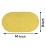 Yellow Traditional Cotton Blend 30 x 18 Inches Anti Skid Door Mat