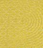 Yellow Traditional Cotton Blend 30 x 18 Inches Anti Skid Door Mat