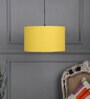 Lotus Yellow Cotton Hanging Light