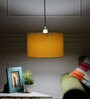 Adelia Yellow Cotton Hanging Light