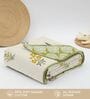 Yellow Cotton Floral 150 GSM Double Bed AC Room Blanket