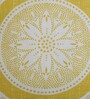 Yellow Cotton Floral 16x16 inches (Set of 2) Cushion Covers