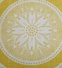 Yellow Cotton Floral 20x20 inches (Set of 2) Cushion Covers