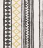 Yellow Cotton Geometric 3x2 Hand Woven Dhurrie