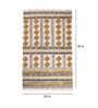 Yellow Cotton Geometric 3x2 Hand Woven Dhurrie