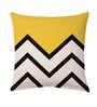 Yellow Cotton Geometric 16x16 inches Cushion Covers (Pack of 5)