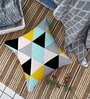 Yellow Cotton Geometric 24x24 inches Cushion Covers (Pack of 2)