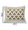 Yellow 220 TC Cotton Abstract 28 x 18 Inch inches Pillow Covers (Pack of 2)