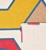 Yellow Cotton Geometrical 5.7 x 4 Feet Dhurries