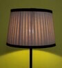 Bow Yellow Fabric Pleated Lampshade