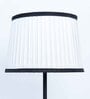 Bow Yellow Fabric Pleated Lampshade
