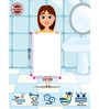 Yellow Cotton Marvel Ironman 400 GSM Bath Towel (1Pc)