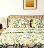 Yellow Cotton Single Bed Duvet Cover