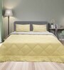 Yellow Cotton 150 Mild Winter Single Bed Comforter