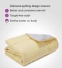 Yellow Cotton 150 Mild Winter Single Bed Comforter