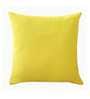 Yellow Solid Cotton 18 x 18 Inches Cushion Covers (Set of 5)