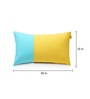 Yellow Cotton Solid 20x12 inches Cushion Covers (Pack of 2)
