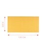 Yellow Cotton Patterned 235 GSM Small Waffle Bath Towel (1 Pc)